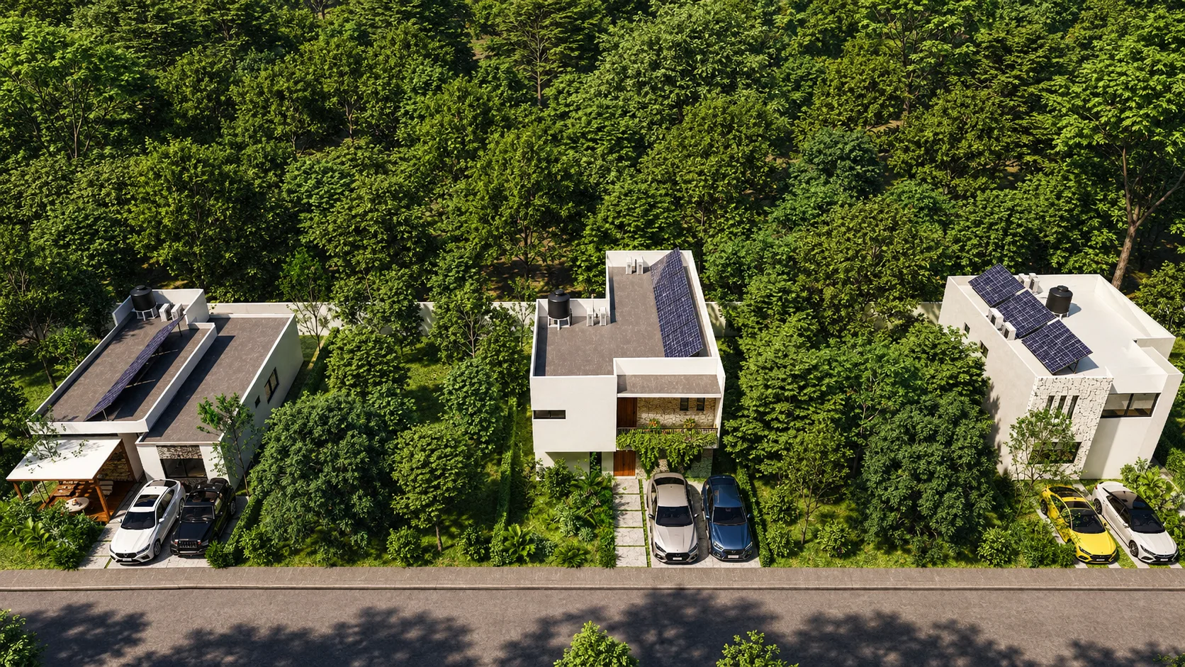 Amenidades privadas de Villas Yaxkin en Kuha Wellness Community, Playa del Carmen