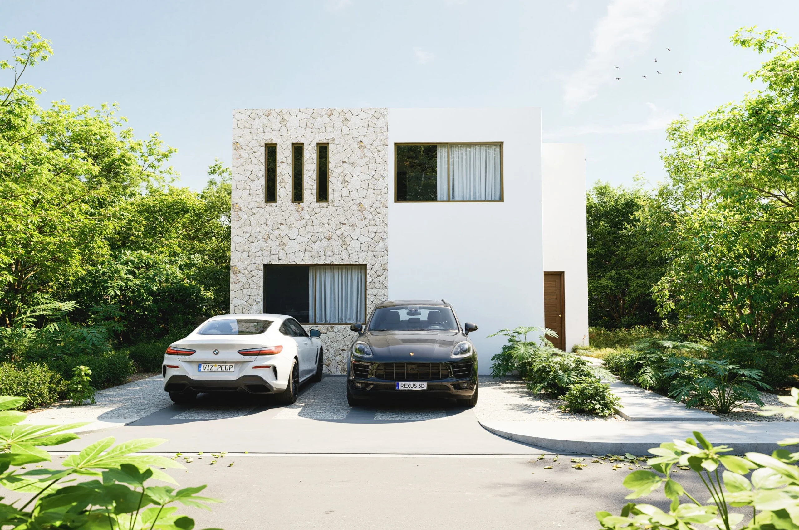 Tipología 2 de Villas Yaxkin en Playa del Carmen